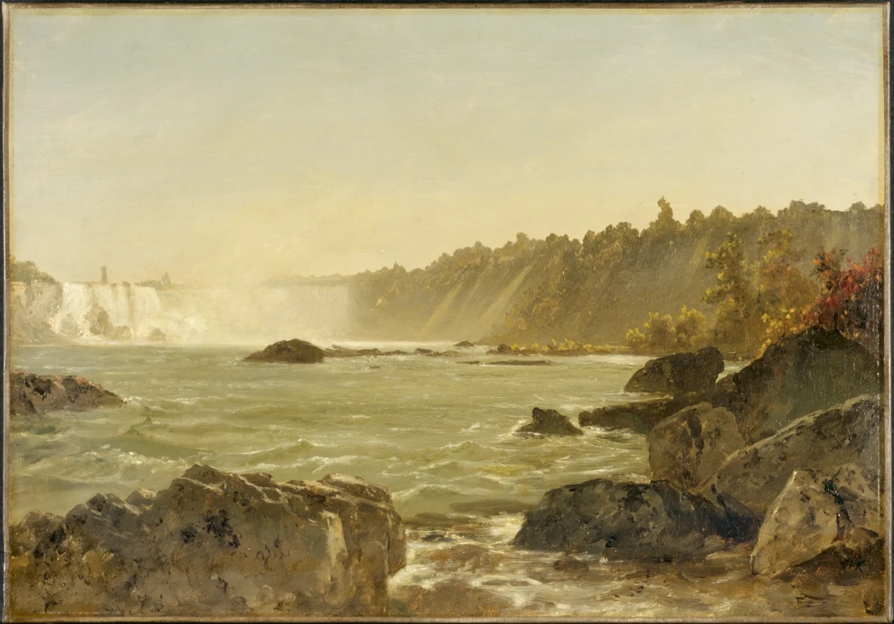 View of Niagara Falls — John Frederick Kensett (American, 1816–1872)
