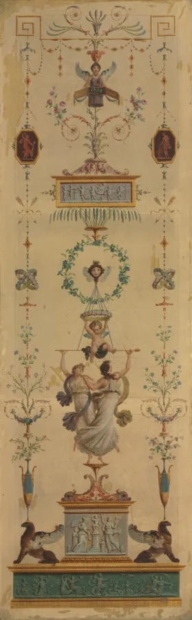 Decorative Panel — Pierre Rousseau (French, 1751–1829)