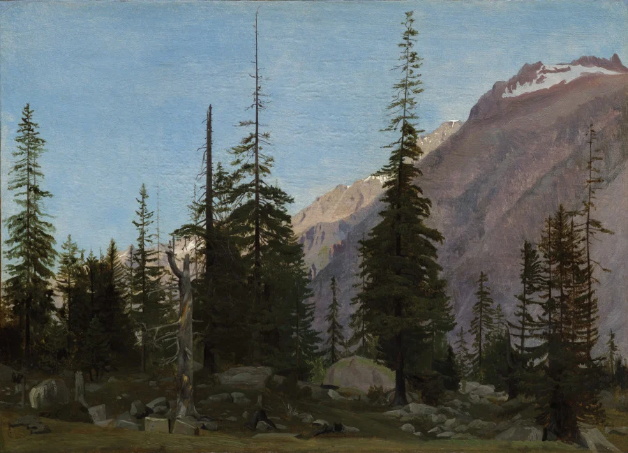 Alpine Landscape:  The Handegg, Switzerland — Jean-Léon Gérôme (French, 1824–1904)