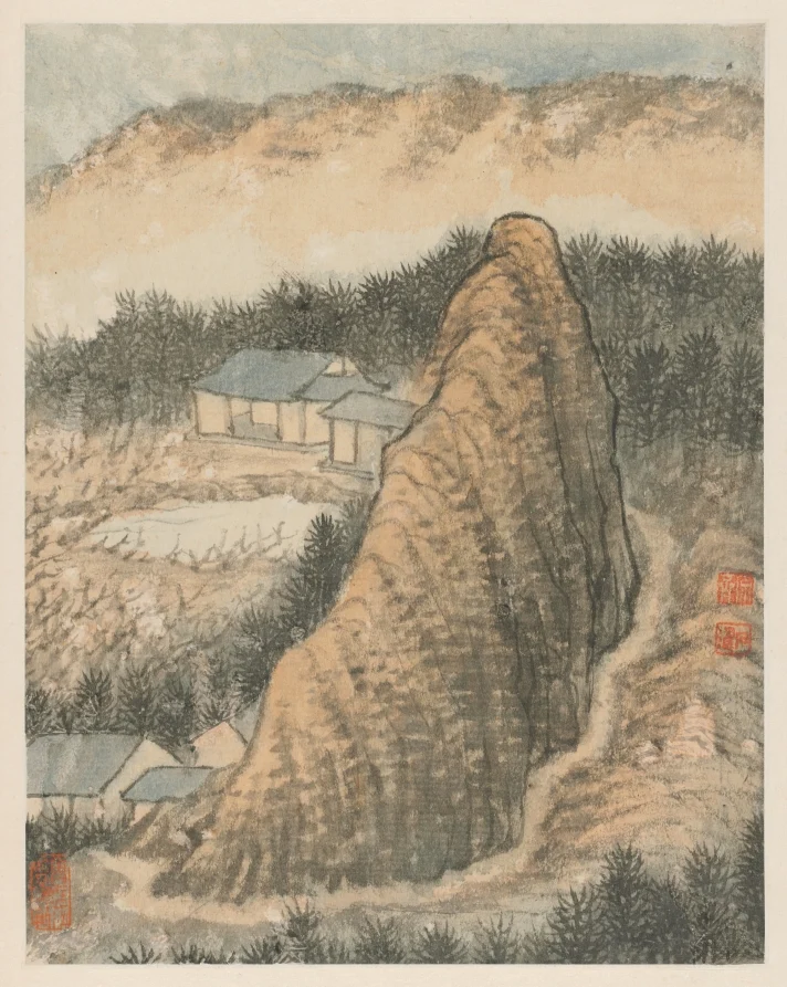 Reminiscences of Qinhuai River — Shitao (Chinese, 1642–1707)