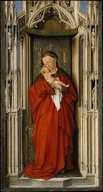 Virgin and Child in a Niche — Jan van Eyck
