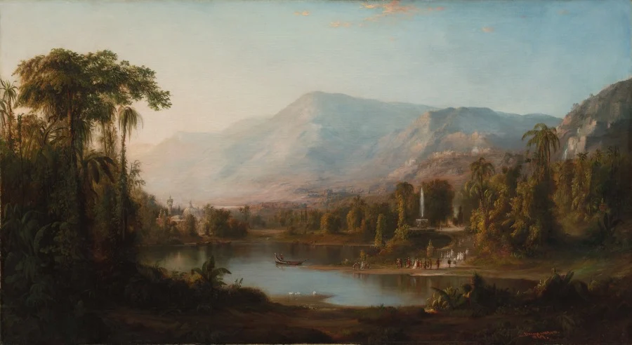 Vale of Kashmir — Robert S. Duncanson (American, 1821–1872)