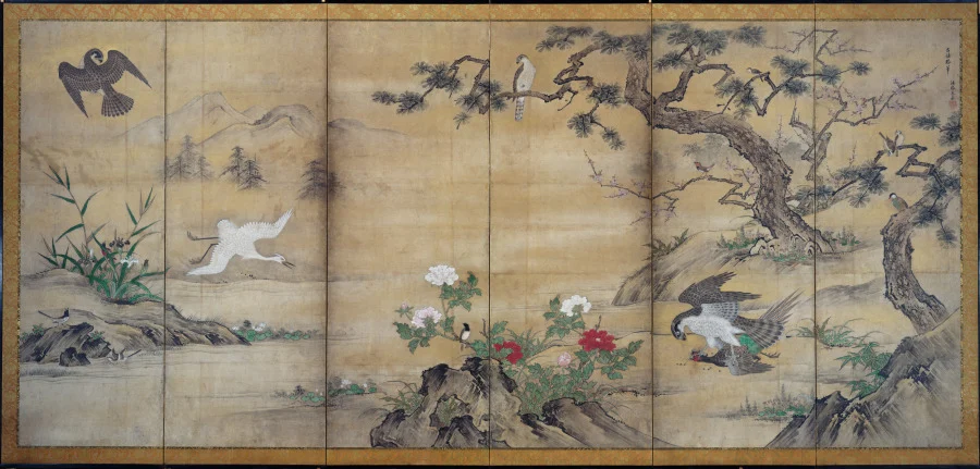 Birds and Flowers