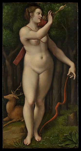 Diana the Huntress — Giampietrino (Giovanni Pietro Rizzoli)