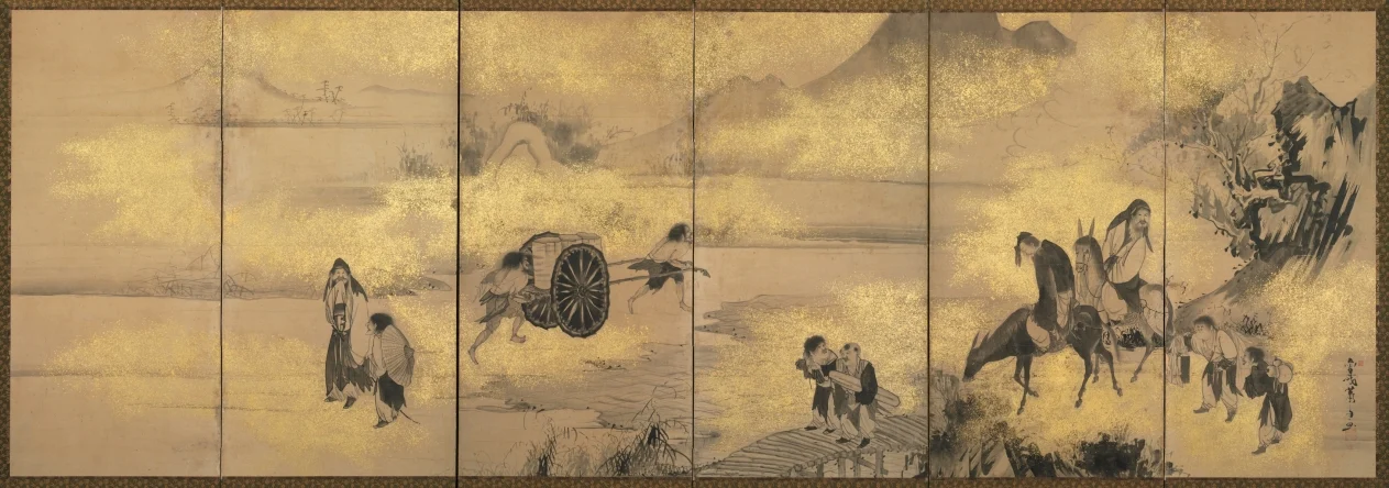 The Eight Immortals of the Wine Cup — Soga Shōhaku (Japanese, 1730–1781)