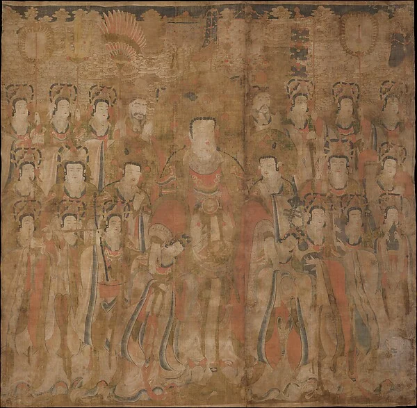 Brahma with Attendants and Musicians — Unidentified artist