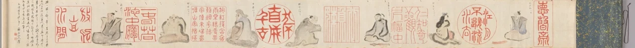 Chinese Seals and Poets — Hosokawa Rinkoku (Japanese, 1779–1843)