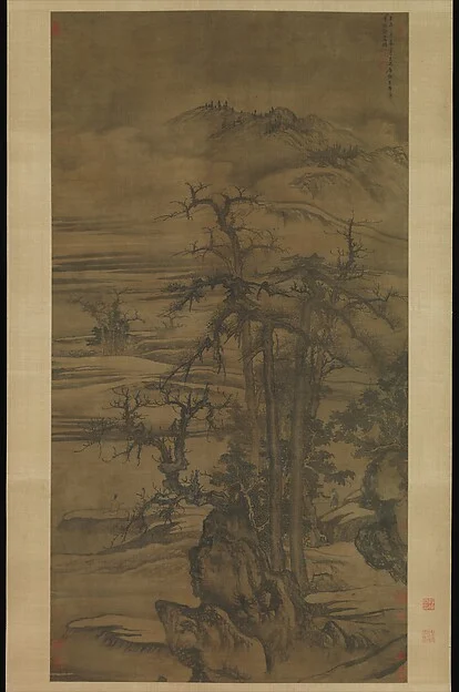 Landscape after a poem by Wang Wei