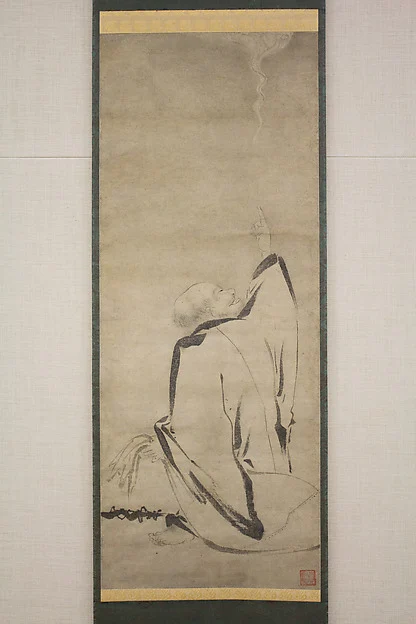 Hōtei Pointing to the Moon — Shinno Noami