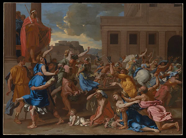 The Abduction of the Sabine Women detail