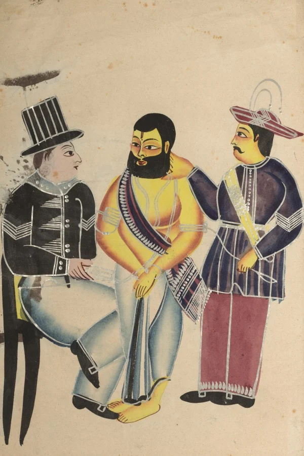 Jailer Receiving the Mahant of Tarakeshwar in Prison