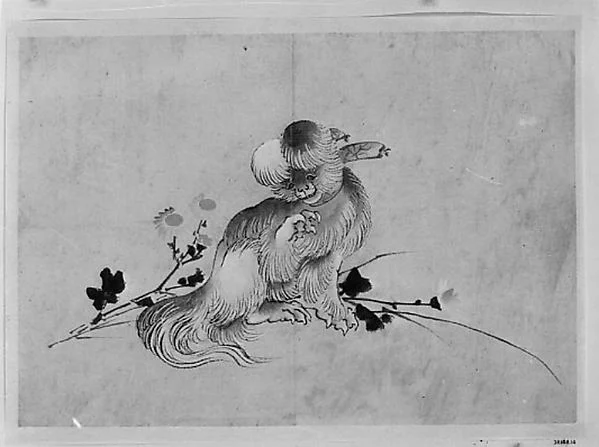 Pekingese — Hokusai School