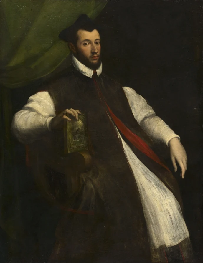 Portrait of a Prelate — Girolamo da Carpi (Italian, c. 1501–1556)