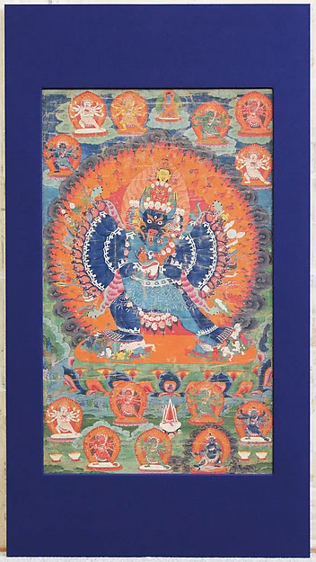 Vajrabhairava with His Consort Vajravetali