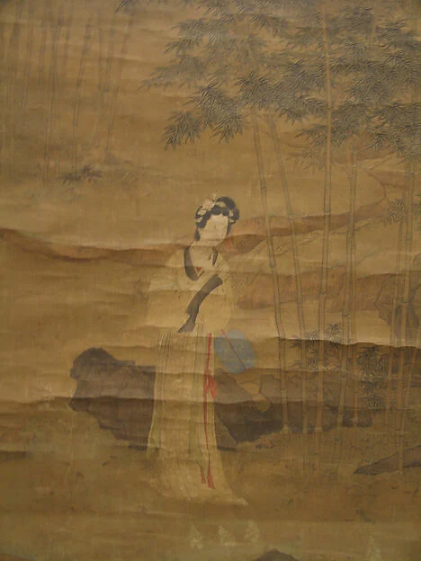 Lady in a Bamboo Grove after Qiu Ying — Shen Shuo