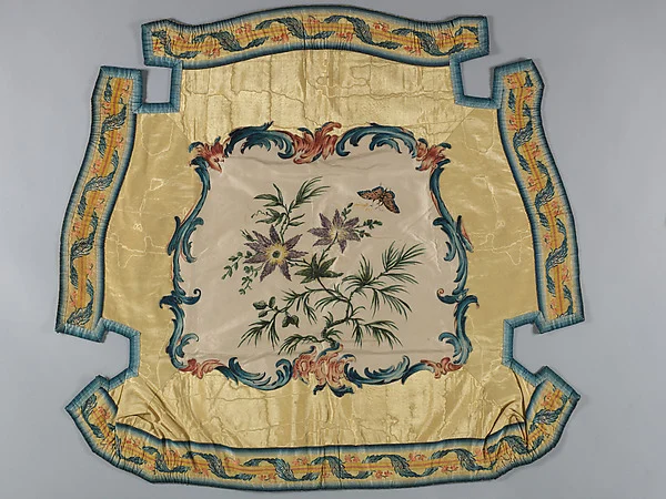 Pair of chair seat covers — Jean Pillement