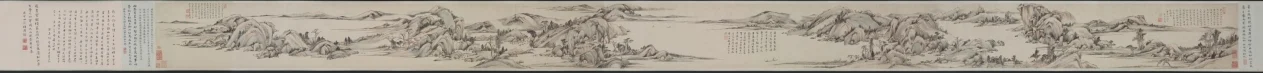 Landscape in the Style of Huang Gongwang — Gu Tianzhi (Chinese, active mid-1600s)
