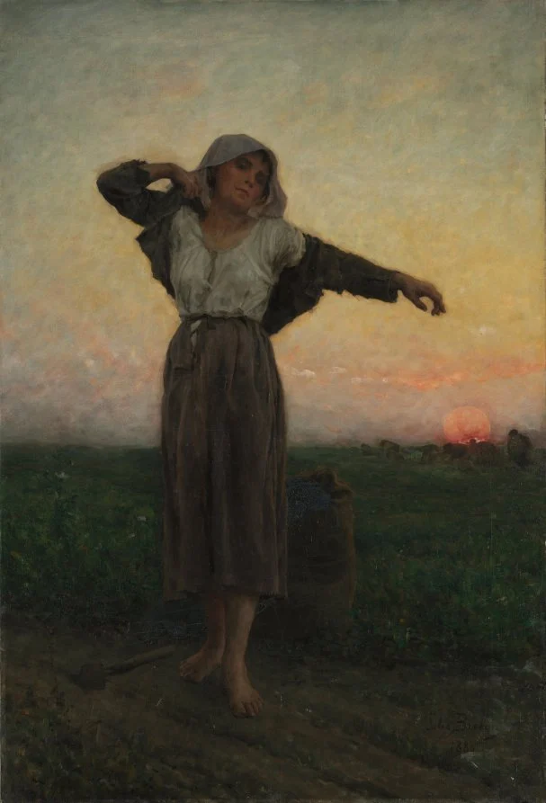 The Tired Gleaner — Jules Breton (French, 1827–1906)