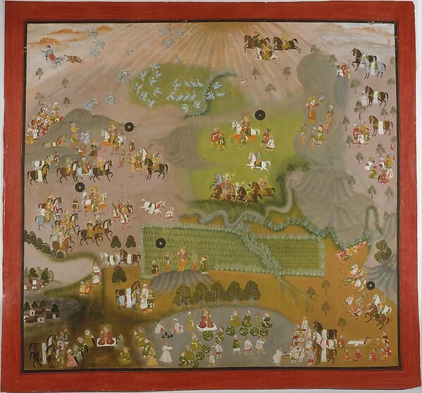 Maharana Jagat Singh Hawks for Cranes — Shiva and Dayal