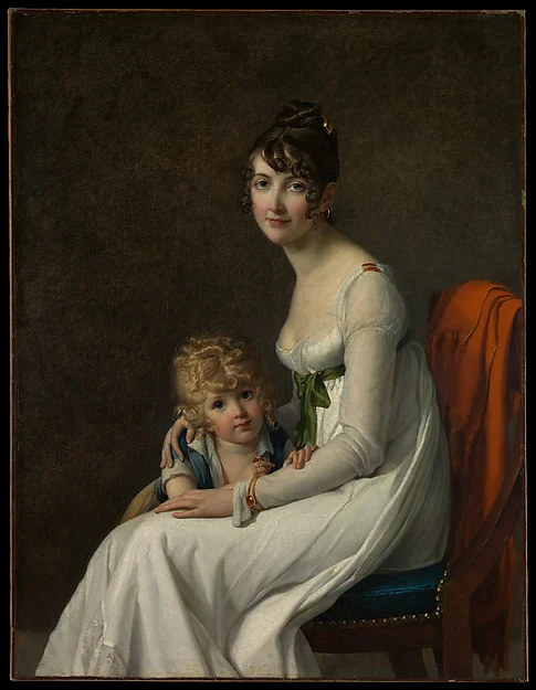 Madame Philippe Panon Desbassayns de Richemont (Jeanne Eglé Mourgue, 1778–1855) and Her Son, Eugène (1800–1859) — Marie Guillemine Benoist