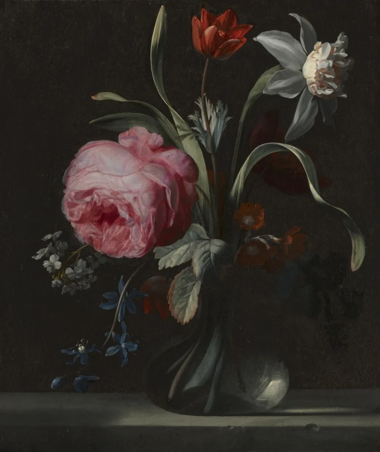 Flowers in a Vase — Simon Verelst (Dutch, 1644–1721)