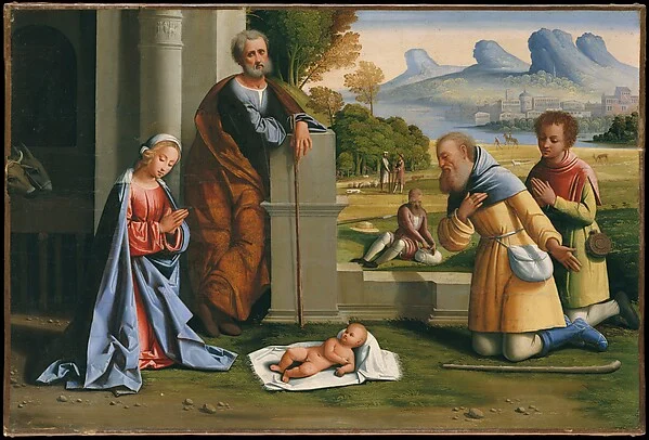 The Adoration of the Shepherds — L'Ortolano (Giovanni Battista Benvenuti)