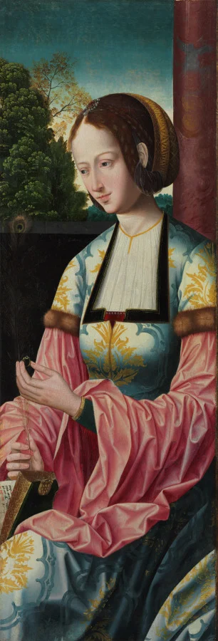 Saint Barbara — Master of the Holy Blood (Netherlandish)