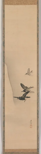 Three Crows in Flight