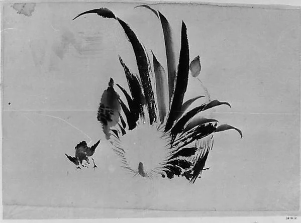 Rooster and Chick — Hokusai School