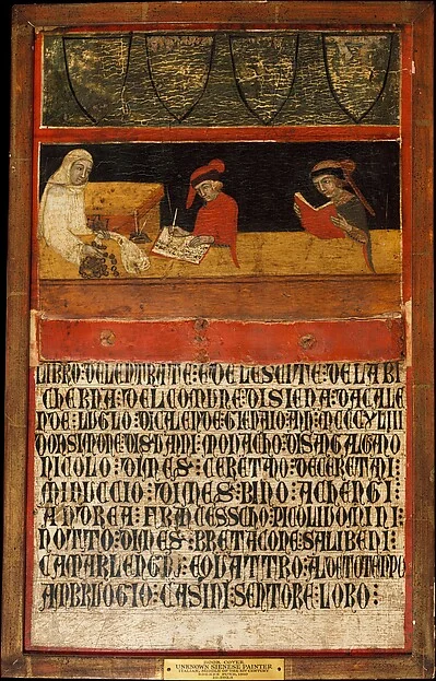 Book Cover — Italian (Sienese) Painter