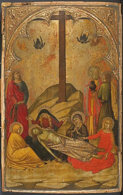 The Lamentation over the Dead Christ — Niccolò di Buonaccorso