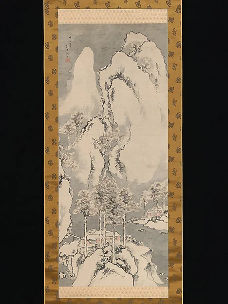 Snowy Landscape — Sakaki Hyakusen