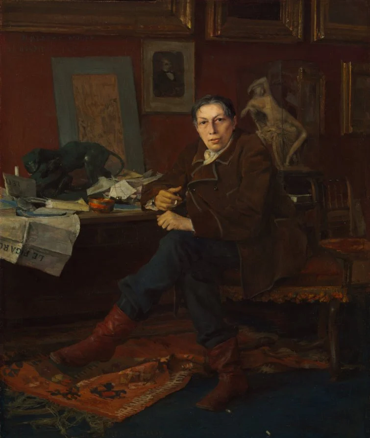 Albert Wolff in His Study — Jules Bastien-Lepage (French, 1848–1884)