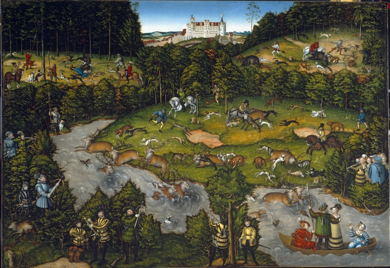 Hunting near Hartenfels Castle