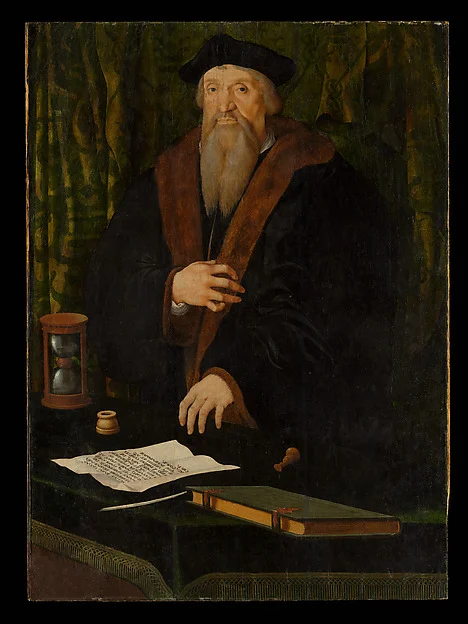 Portrait of a Man, Possibly Jean de Langeac (died 1541), Bishop of Limoges — Netherlandish Painter