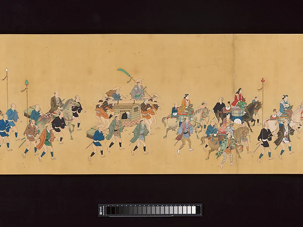 Daimyo Procession to Edo — Hishikawa School