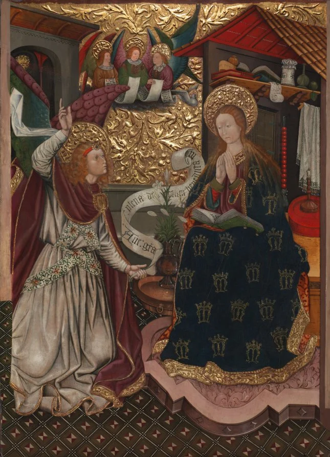 The Annunciation — Jaume Ferrer the Younger (Spanish, Catalonia died c. 1460/70)