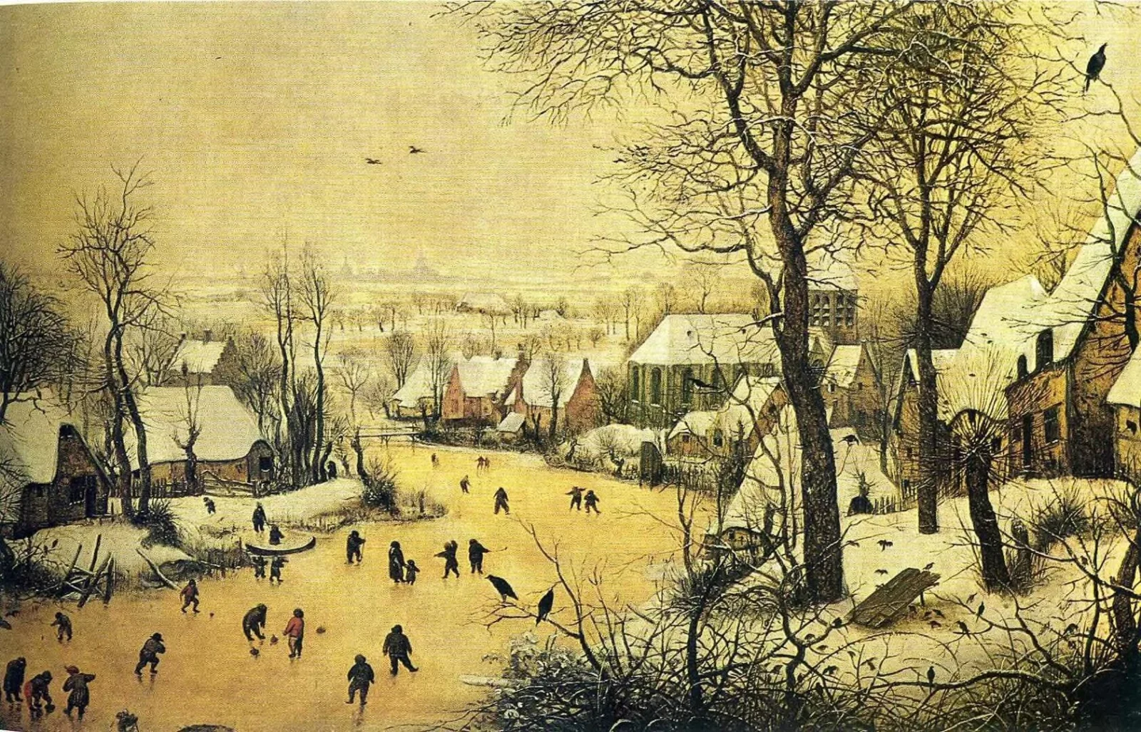 Winter Landscape with a Bird-trap
