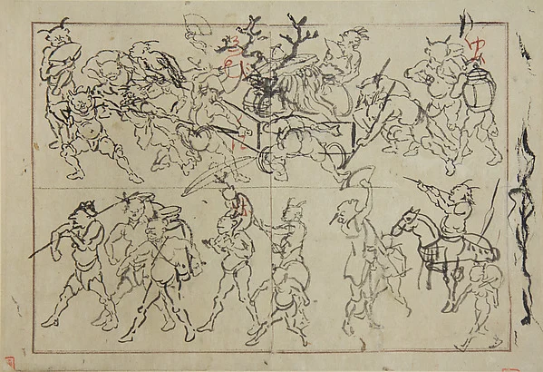 Preliminary Drawings of Demons
