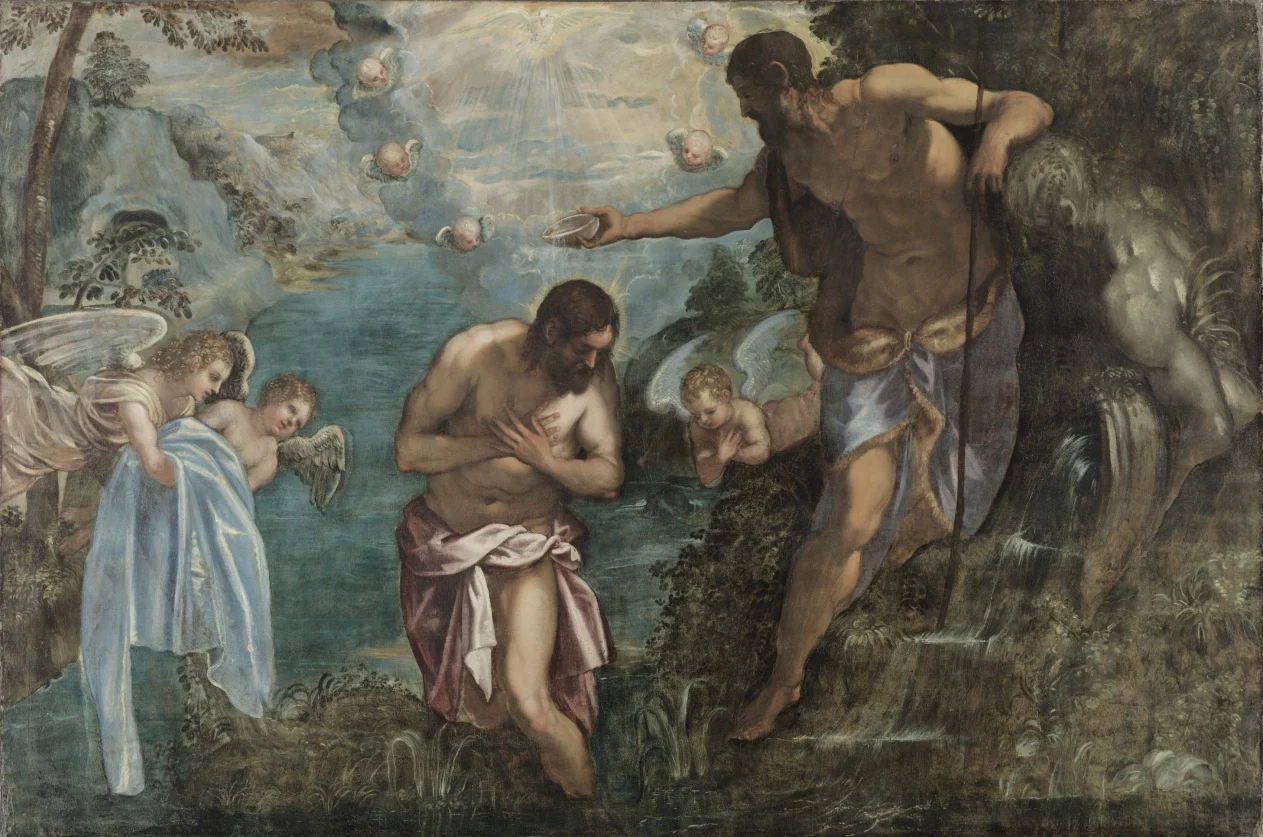 Baptism of Christ — Jacopo Tintoretto (Italian, 1518–1594)
