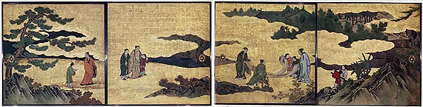 Appreciation of Painting, from a set of the Four Accomplishments — Kano School