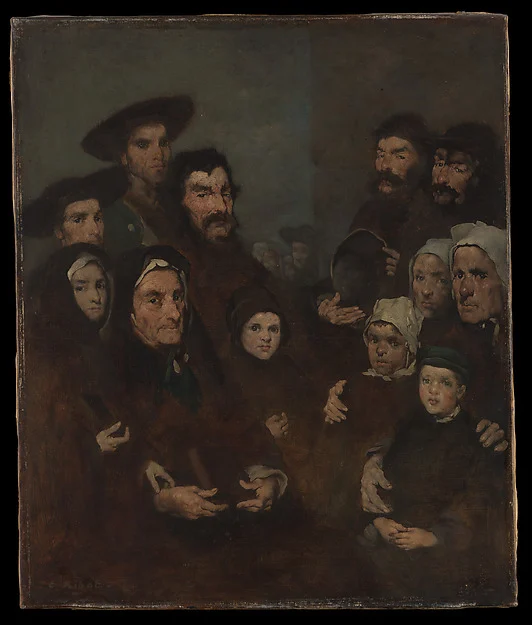 Breton Fishermen and Their Families — Théodule-Augustin Ribot