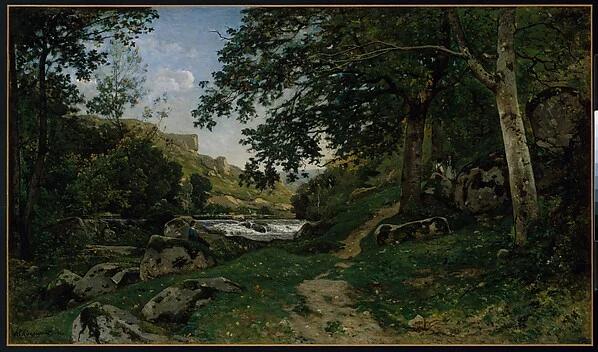 The Rocky Path in the Morvan (Chemin des roches dans le Morvan)