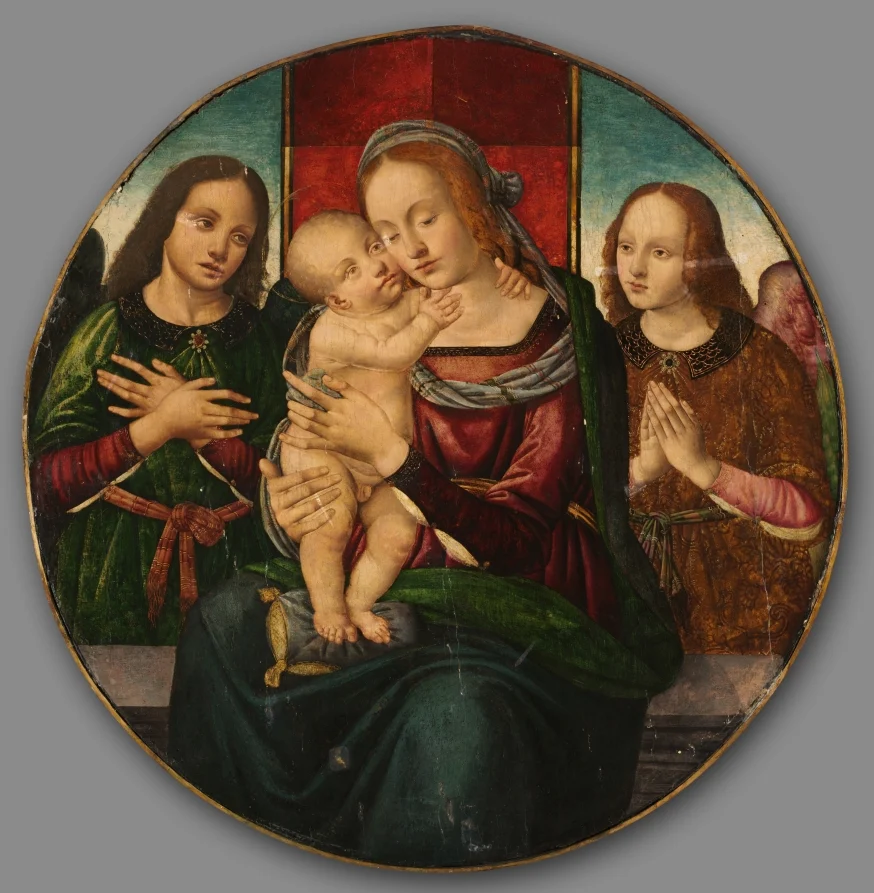 Virgin and Child with Angels — Master of the Holden Tondo (Italian)