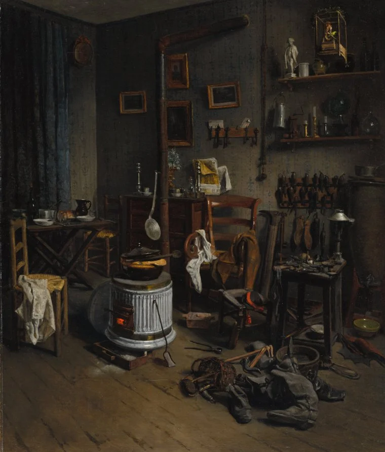 Cobbler's Quarters — Jean-Alphonse Duplessy (French, 1817–after 1872)