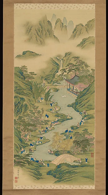 Orchid Pavilion by a Winding Stream — Hara Zaichū