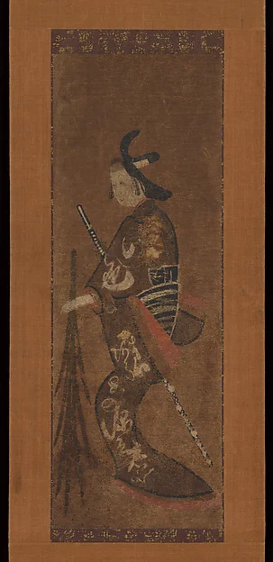 Ōtsu-e of a Youth Holding Irises (Yarō)