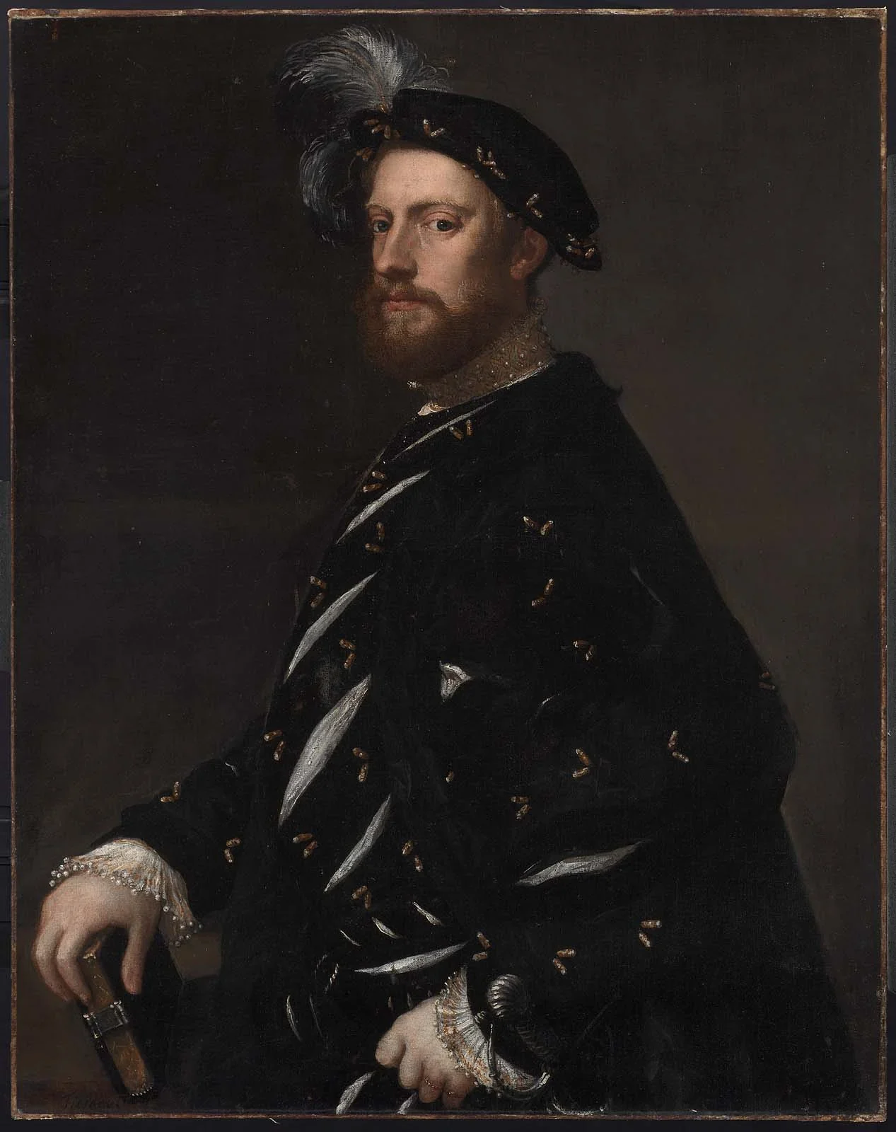 Portrait of a Man Holding a Book