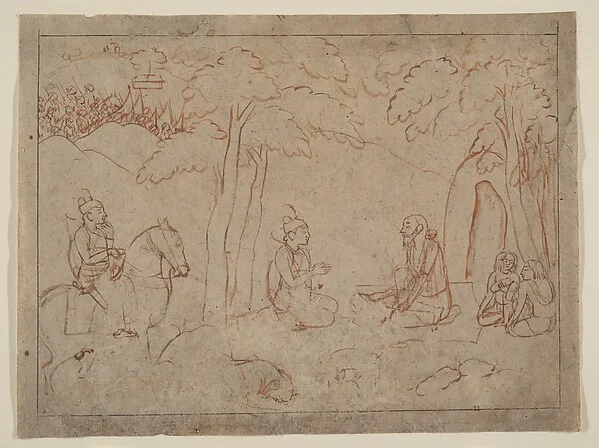 Rama and Lakshmana Visit the Hermitage of an Ascetic