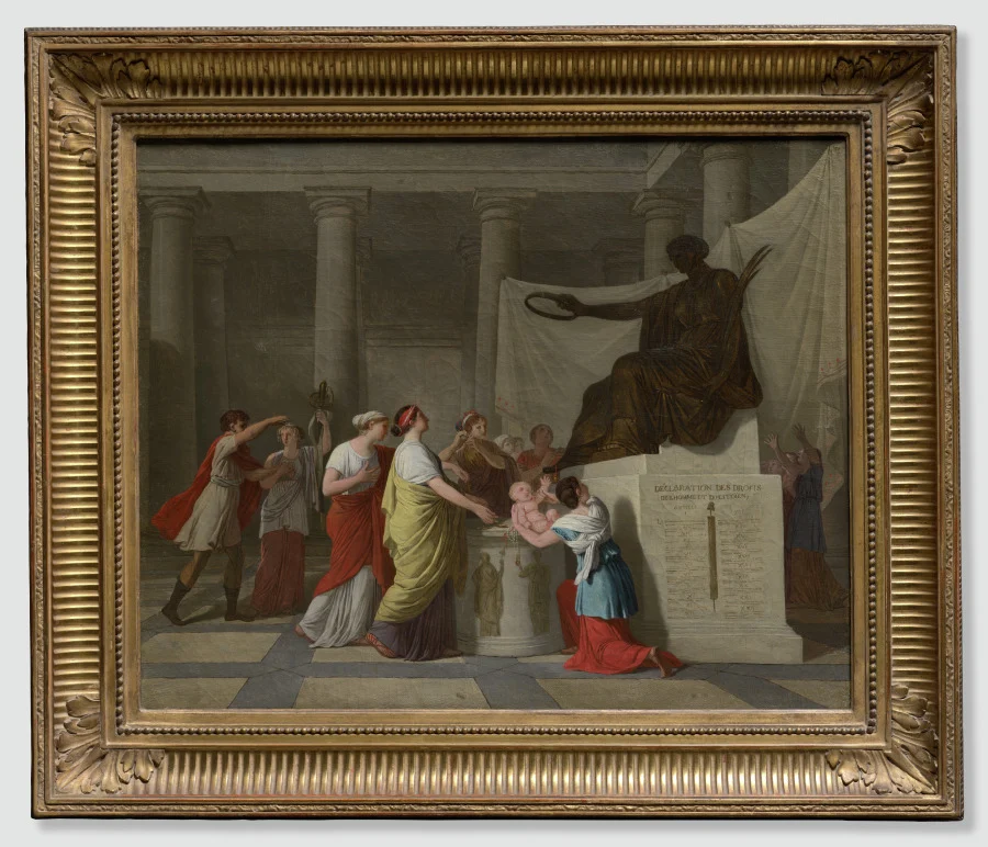 Le Dévouement des Citoyennes de Paris (The Dedication of the Citizens of Paris) — Joseph-Benoît Suvée (French, 1743–1807)
